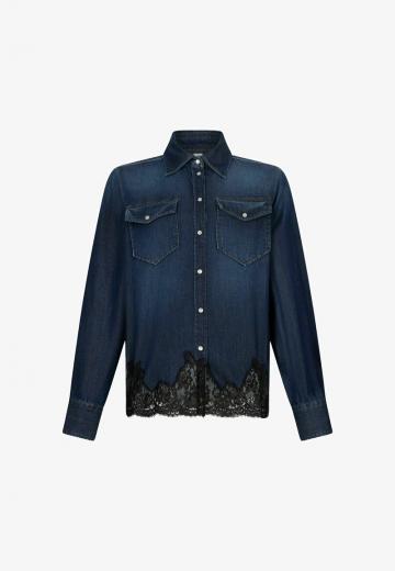 Джинсовая блузка