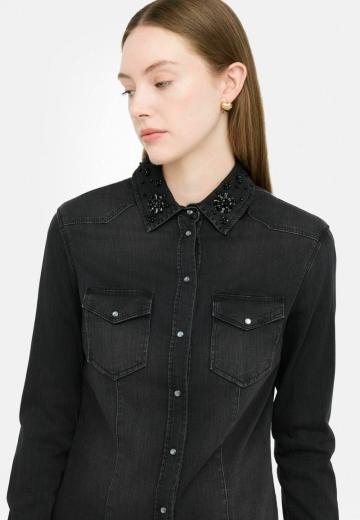 Джинсовая блузка