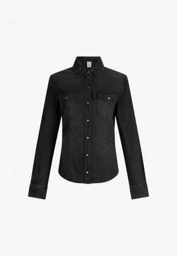 Джинсовая блузка