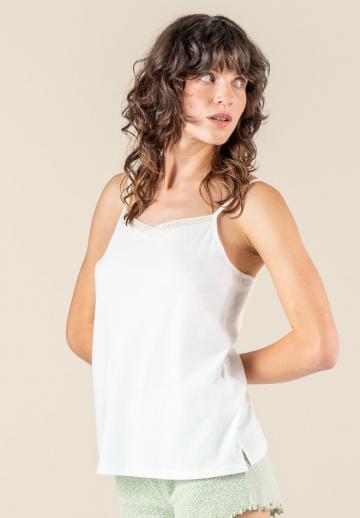 Топ на бретельках