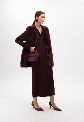 Длинный жилет