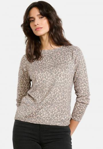 Пуловер с рукавом три четверти