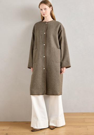 Шерстяное пальто