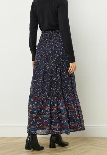 Юбка с воланами