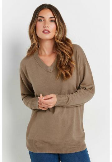 Длинный пуловер