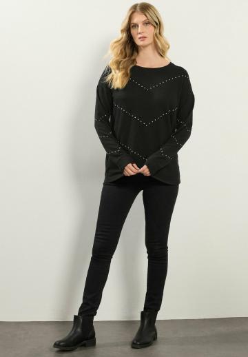 Длинный пуловер