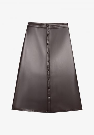 Кожаная юбка