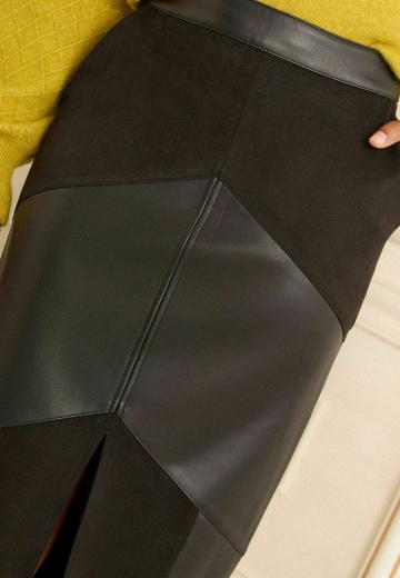 Кожаная юбка
