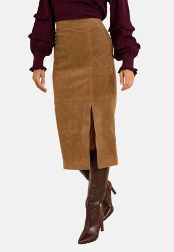 Кожаная юбка