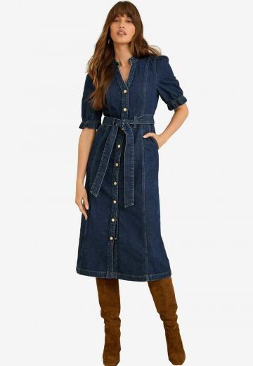 Джинсовое платье