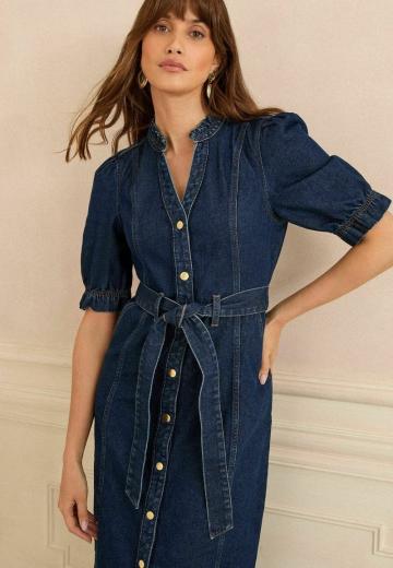 Джинсовое платье