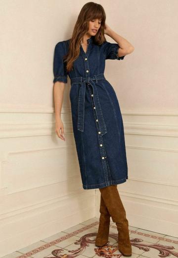 Джинсовое платье