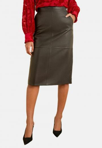 Кожаная юбка