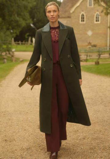 Шерстяное пальто