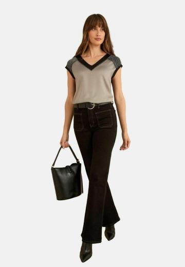 Майка с рукавом три четверти