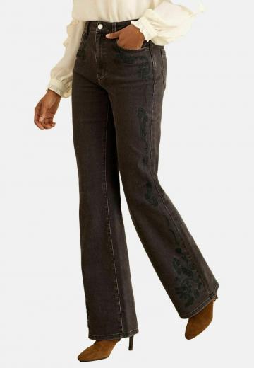 Клешеные джинсы