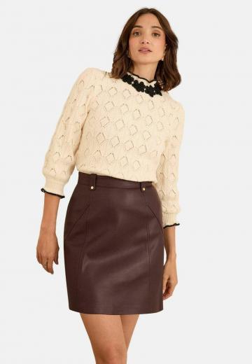 Кожаная юбка