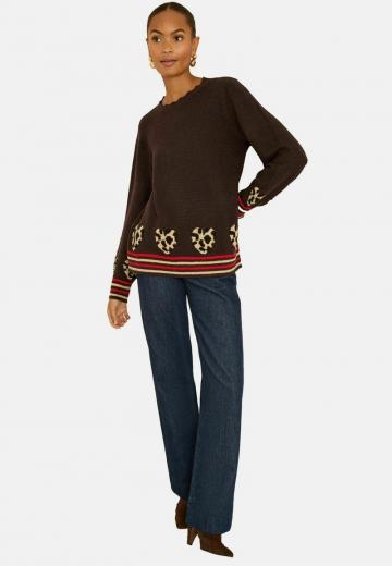 Длинный пуловер