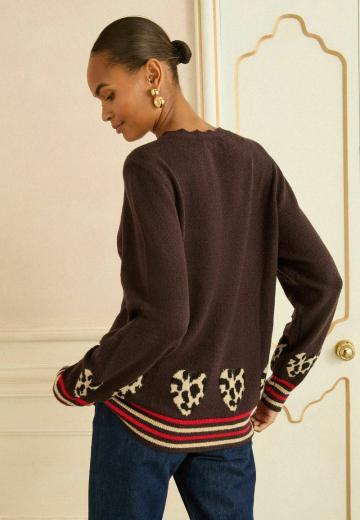 Длинный пуловер