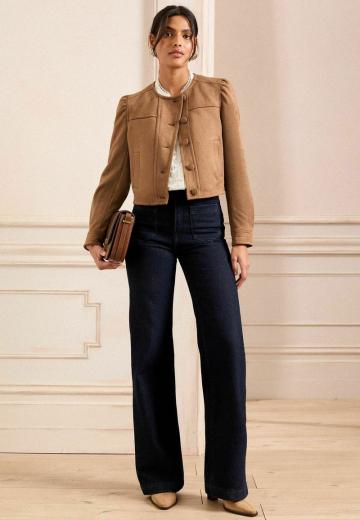 Джинсовая жилетка