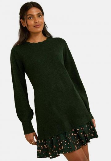 Вязаное платье