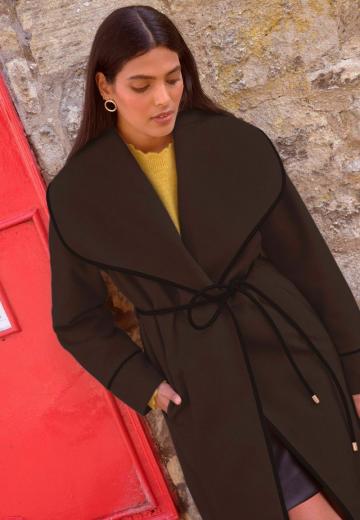 Шерстяное пальто