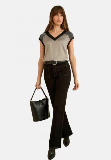 Майка с рукавом три четверти