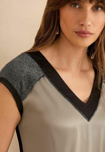 Майка с рукавом три четверти