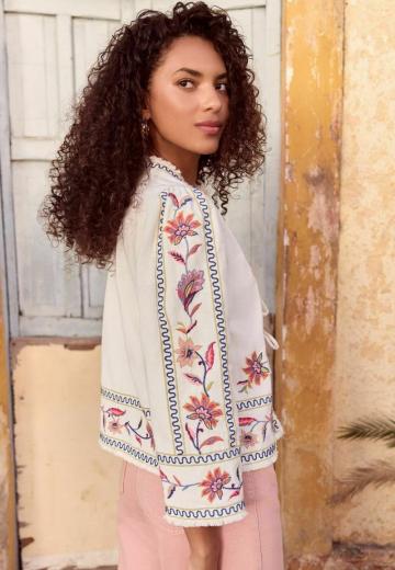 Жаккардовая вязаная кофта