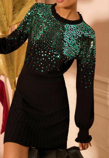 Вязаное платье