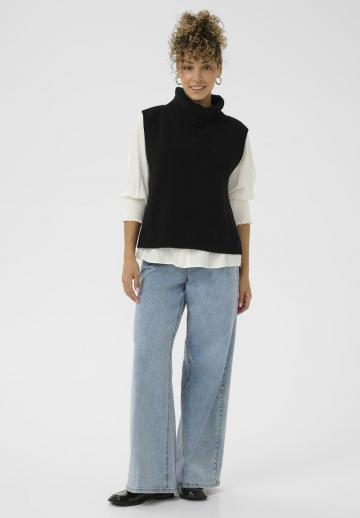 Пуловер без рукавов