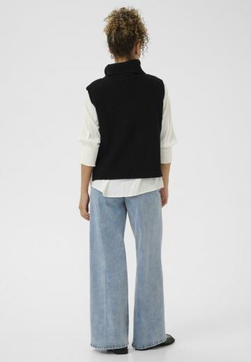 Пуловер без рукавов