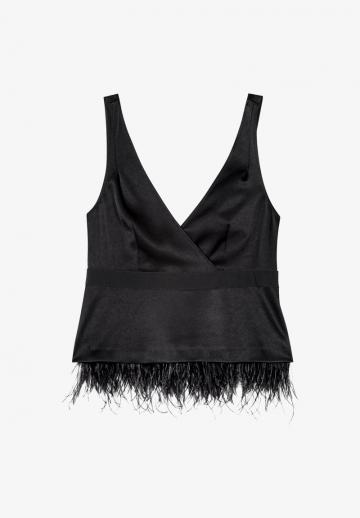 Блузка без рукавов