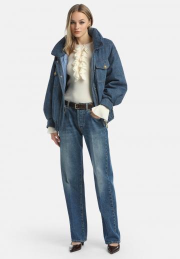 Прямые джинсы