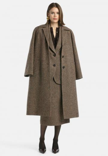 Шерстяное пальто