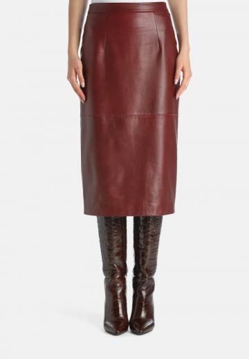 Кожаная юбка