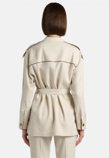 Блейзер с накладными карманами