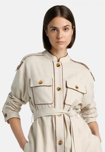 Блейзер с накладными карманами