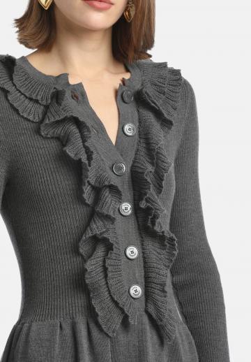 Вязаное платье