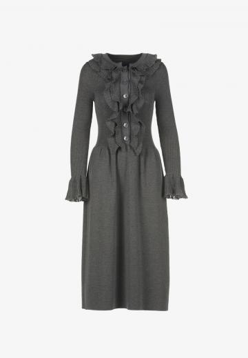 Вязаное платье