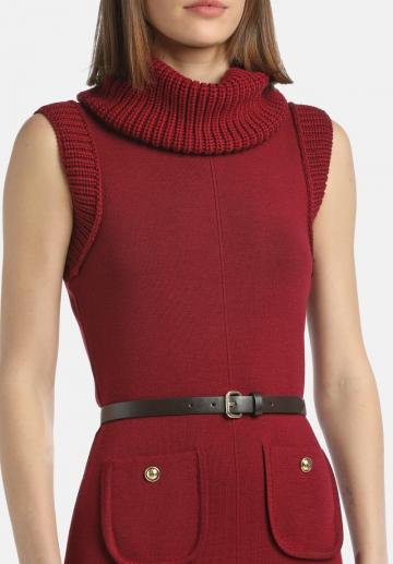 Вязаное платье