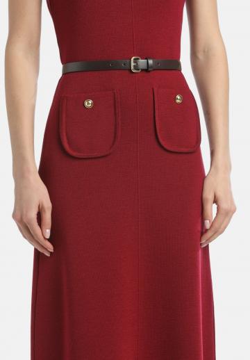 Вязаное платье