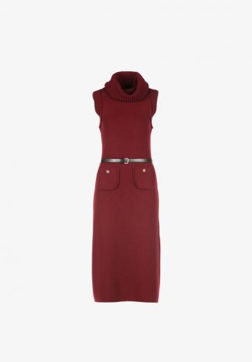 Вязаное платье