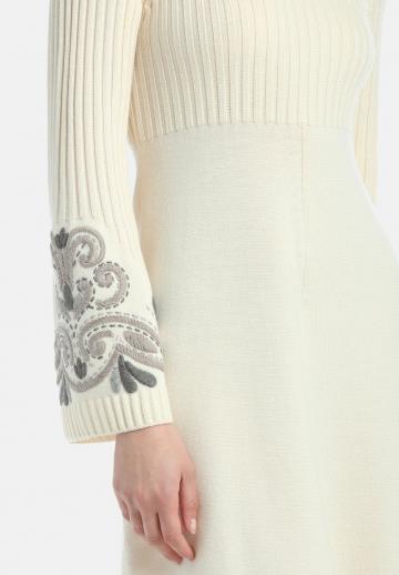 Вязаное платье