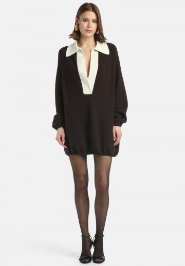 Вязаное платье