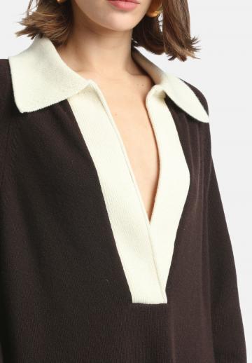 Вязаное платье