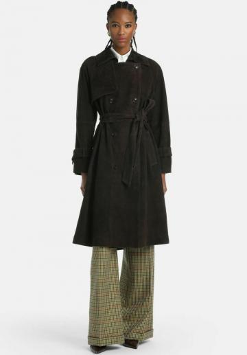 Кожаное пальто