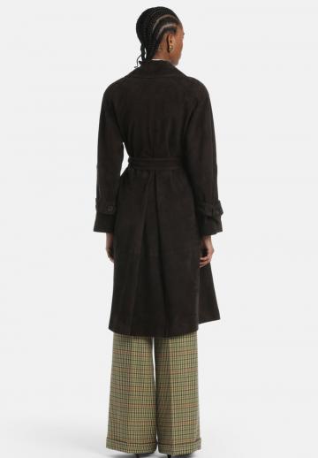 Кожаное пальто