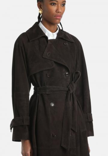 Кожаное пальто