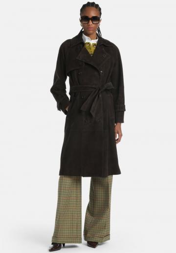 Кожаное пальто